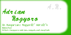 adrian mogyoro business card